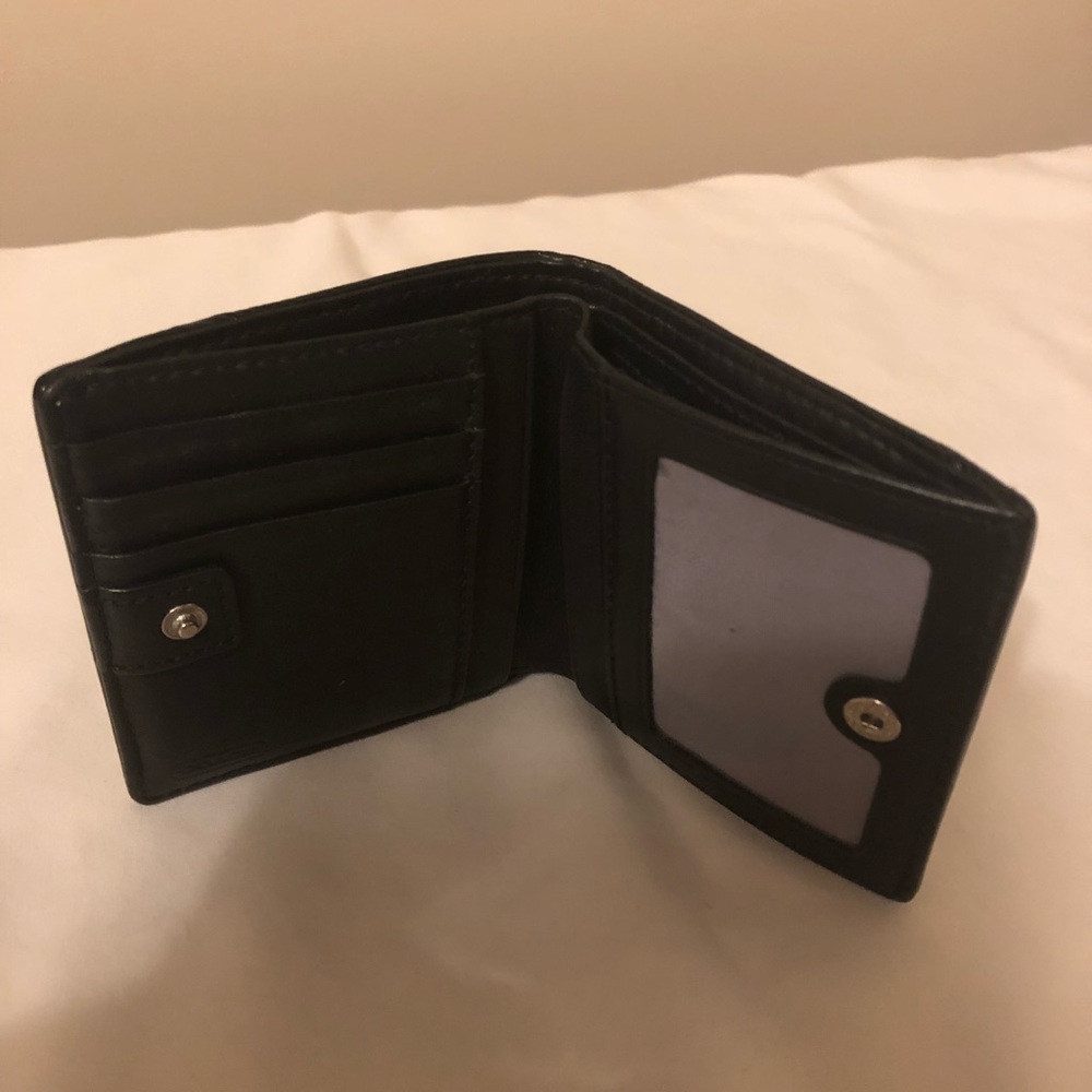 Wallet, small black Coach - Picture 3 of 3